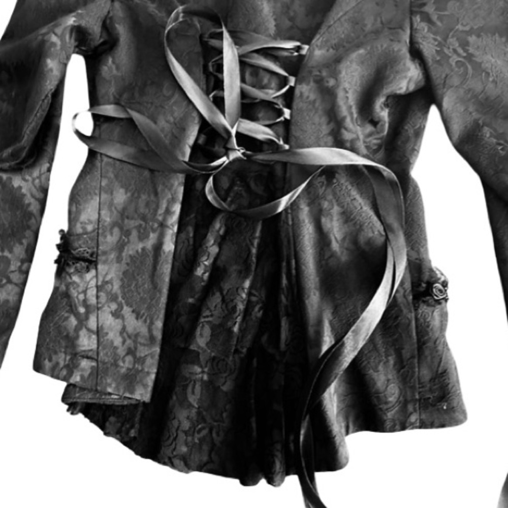 Neo-Romantic Gothic Gilded Steampunk-Living Dead Souls Jacket -M - Picture 12 of 17